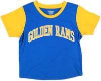 Big Boy Albany State Golden Rams S5 Womens Cropped Tee [Royal Blue]