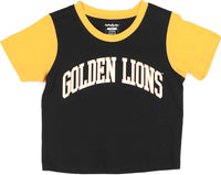 Big Boy Arkansas At Pine Bluff Golden Lions S5 Womens Cropped Tee [Black]