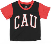 Big Boy Clark Atlanta Panthers S5 Womens Cropped Tee [Black]