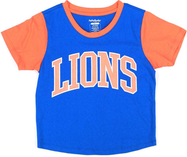 Big Boy Florida Memorial Lions S5 Womens Cropped Tee [Royal Blue]