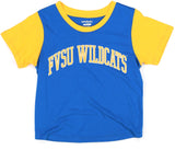 Big Boy Fort Valley State Wildcats S5 Womens Cropped Tee [Royal Blue]