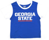 Big Boy Georgia State Panthers S5 Womens Cropped Tee [Royal Blue]
