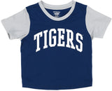 Big Boy Jackson State Tigers S5 Womens Cropped Tee [Navy Blue]