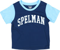 Big Boy Spelman Jaguars S5 Womens Cropped Tee [Navy Blue]