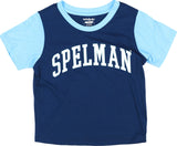 Big Boy Spelman Jaguars S5 Womens Cropped Tee [Navy Blue]