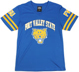 Big Boy Fort Valley State Wildcats S1 Womens Football Jersey Tee [Royal Blue]