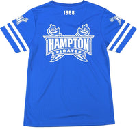 Big Boy Hampton Pirates S1 Womens Football Jersey Tee [Royal Blue]