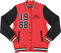 Big Boy Clark Atlanta Panthers S5 Womens Fleece Jacket [Red]