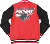 Big Boy Clark Atlanta Panthers S5 Womens Fleece Jacket [Red]