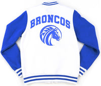 Big Boy Fayetteville State Broncos S5 Womens Fleece Jacket [White]