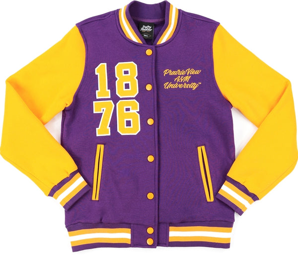 Big Boy Prairie View A&M Panthers S5 Womens Fleece Jacket [Purple]