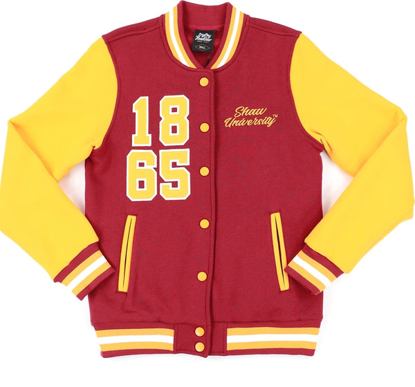 Big Boy Shaw Bears S5 Womens Fleece Jacket [Maroon]