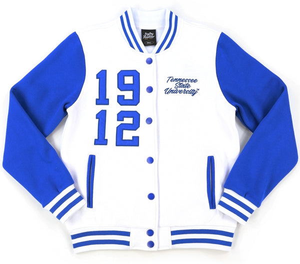 Big Boy Tennessee State Tigers S5 Womens Fleece Jacket [White]