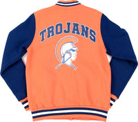 Big Boy Virginia State Trojans S5 Womens Fleece Jacket [Orange]