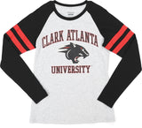 Big Boy Clark Atlanta Panthers S5 Womens Long Sleeve Tee [Grey]
