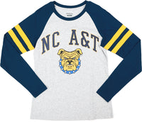 Big Boy North Carolina A&T Aggies S5 Womens Long Sleeve Tee [Grey]