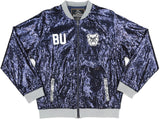 Big Boy Butler Bulldogs S5 Womens Sequins Jacket [Navy Blue]