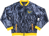Big Boy Coppin State Eagles S5 Womens Sequins Jacket [Navy Blue]