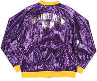 Big Boy Prairie View A&M Panthers S5 Womens Sequins Jacket [Purple]