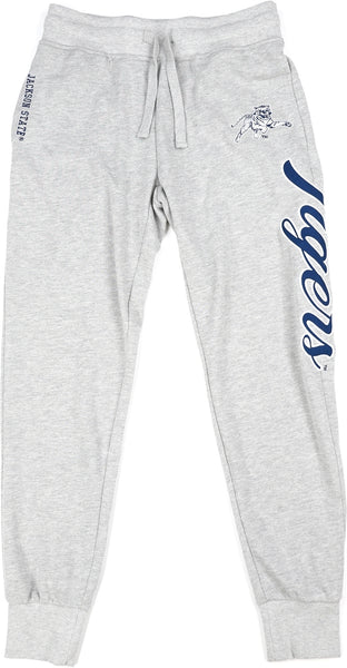 Big Boy Jackson State Tigers S5 Womens Sweatpants [Grey]