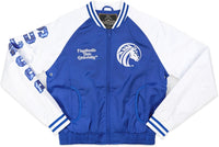 Big Boy Fayetteville State Broncos S5 Womens Satin Sequins Jacket [Royal Blue]