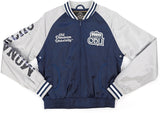 Big Boy Old Dominion Monarchs S5 Womens Satin Sequins Jacket [Navy Blue]