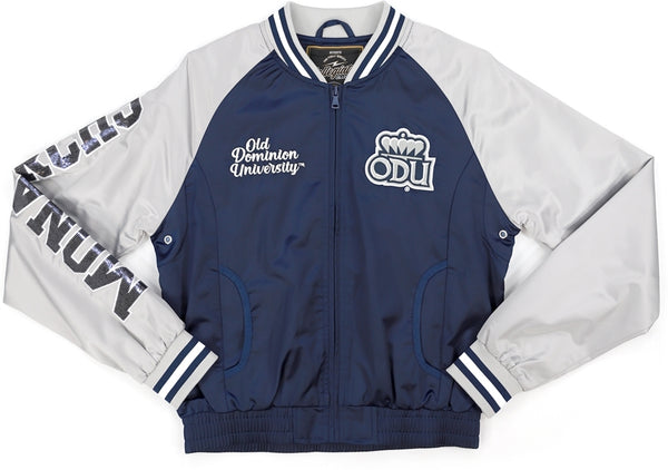 Big Boy Old Dominion Monarchs S5 Womens Satin Sequins Jacket [Navy Blue]