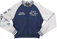 Big Boy Xavier Musketeers S5 Womens Satin Sequins Jacket [Navy Blue]