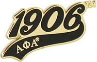 Alpha Phi Alpha 1906 Tail Lapel Pin [Gold]