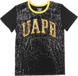 Big Boy Arkansas At Pine Bluff Golden Lions S7 Womens Sequins Tee [Black]