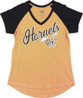 Big Boy Alabama State Hornets S4 Womens V-Neck Tee [Old Gold]
