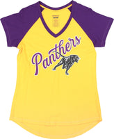 Big Boy Prairie View A&M Panthers S4 Womens V-Neck Tee [Gold]