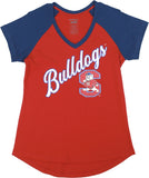 Big Boy South Carolina State Bulldogs S4 Womens V-Neck Tee [Maroon]