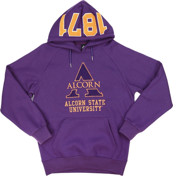 Big Boy Alcorn State Braves S10 Mens Hoodie [Purple]