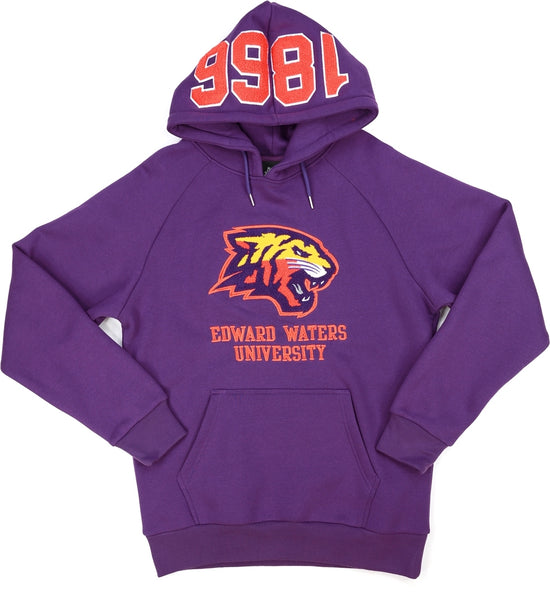 Big Boy Edward Waters Tigers S10 Mens Hoodie [Purple]