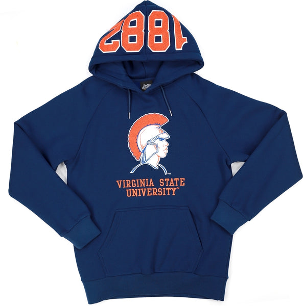 Big Boy Virginia State Trojans S10 Mens Hoodie [Navy Blue]