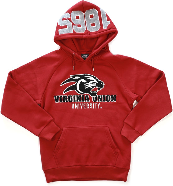 Big Boy Virginia Union Panthers S10 Mens Hoodie [Maroon]