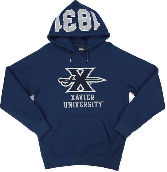 Big Boy Xavier Musketeers S10 Mens Hoodie [Navy Blue]
