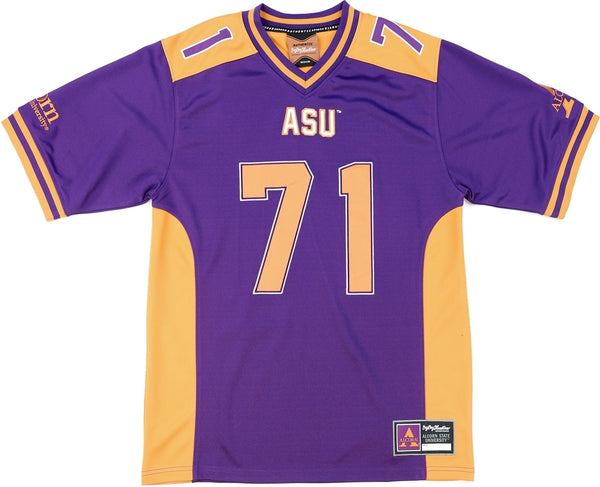 Big Boy Alcorn State Braves S15 Mens Football Jersey [Purple]