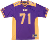 Big Boy Alcorn State Braves S15 Mens Football Jersey [Purple]