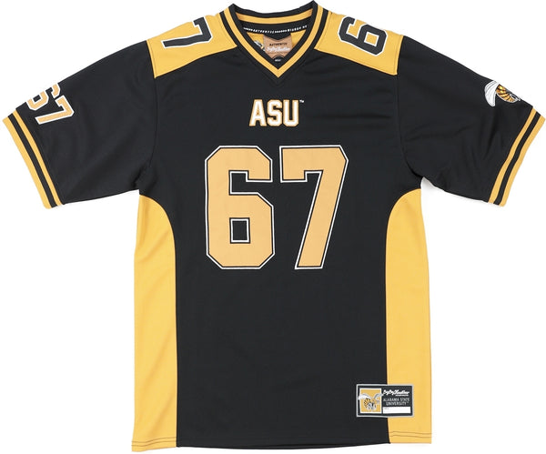 Big Boy Alabama State Hornets S15 Mens Football Jersey [Black]