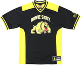 Big Boy Bowie State Bulldogs S15 Mens Football Jersey [Black]