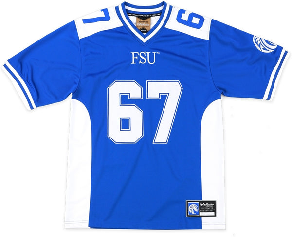 Big Boy Fayetteville State Broncos S15 Mens Football Jersey [Royal Blue]