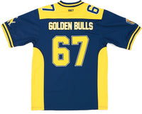 Big Boy Johnson C. Smith Golden Bulls S15 Mens Football Jersey [Navy Blue]