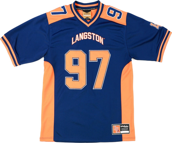Big Boy Langston Lions S15 Mens Football Jersey [Navy Blue]