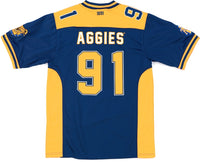 Big Boy North Carolina A&T Aggies S15 Mens Football Jersey [Navy Blue]
