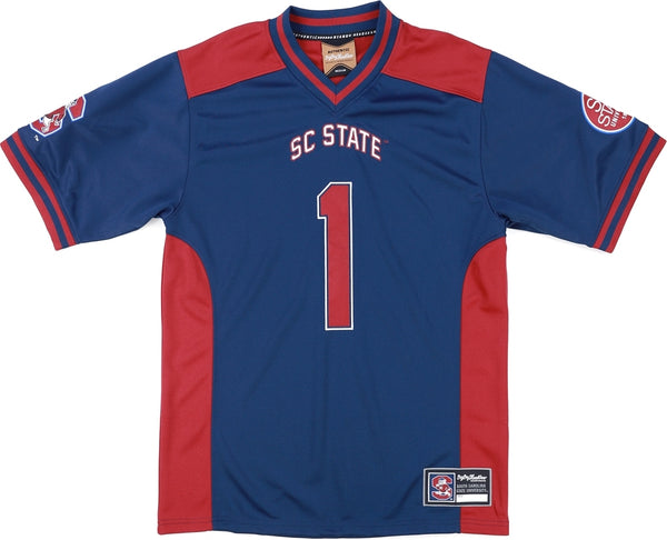 Big Boy South Carolina State Bulldogs S15 Mens Football Jersey [Navy Blue]
