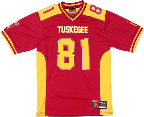 Big Boy Tuskegee Golden Tigers S15 Mens Football Jersey [Crimson Red]