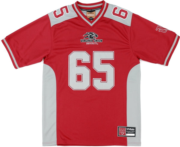 Big Boy Virginia Union Panthers S15 Mens Football Jersey [Maroon]