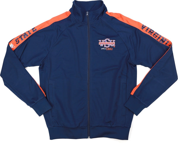Big Boy Virginia State Trojans S7 Mens Jogging Jacket [Navy Blue]